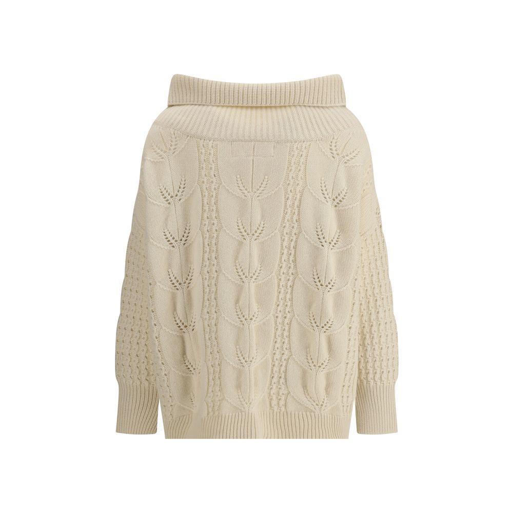 Ermanno Scervino Oversized Perforated Sweater