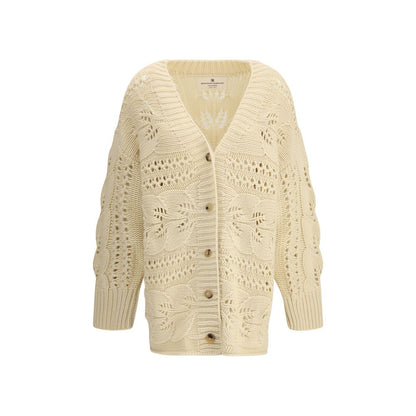 Ermanno Scervino Perforated Cashmere Cardigan