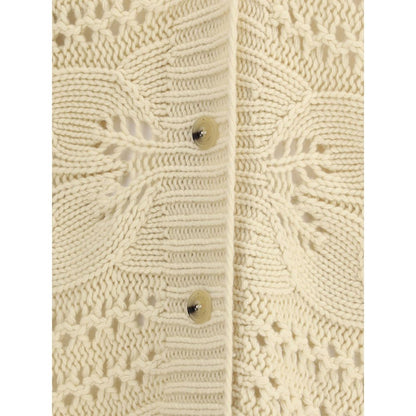 Ermanno Scervino Perforated Cashmere Cardigan