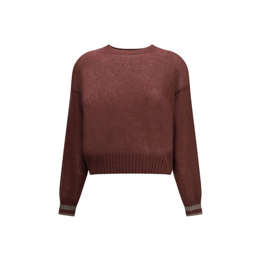 Brunello Cucinelli Sweater with Sparkling Cuffs