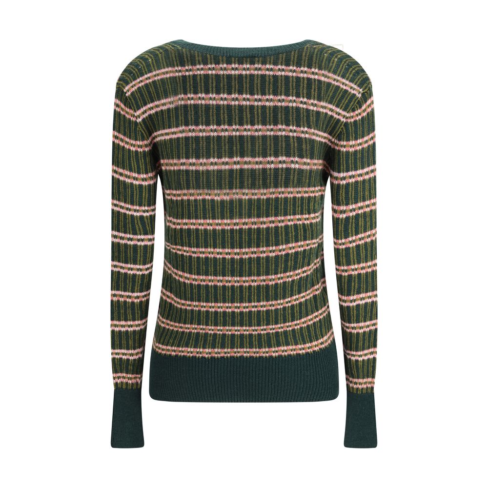 Etro Horizontally Striped Wool Sweater
