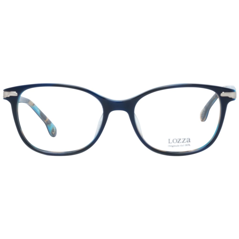 Lozza Blue Women's Optical Frames – Oval Full-Rim Style