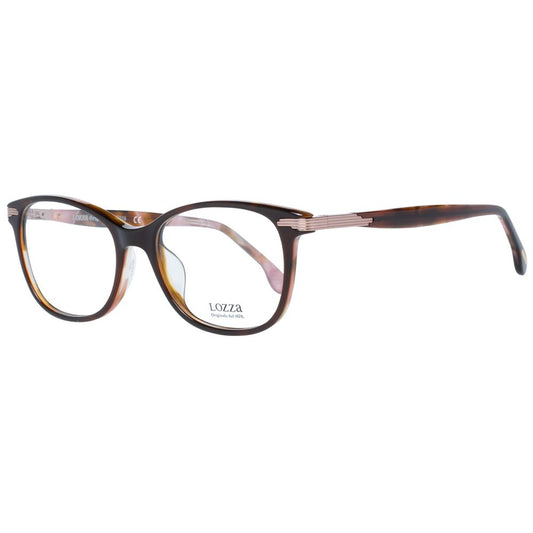 Lozza Women’s Optical Glasses – Brown Oval Frame, 50mm