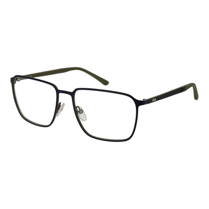 Fila Men’s Blue Optical Frames – Square Full-Rim Design