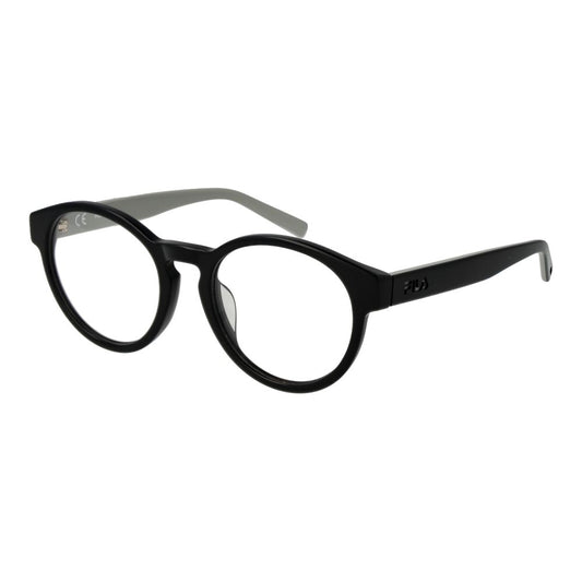 Fila Unisex Black Optical Frames – Panto Full-Rim Design