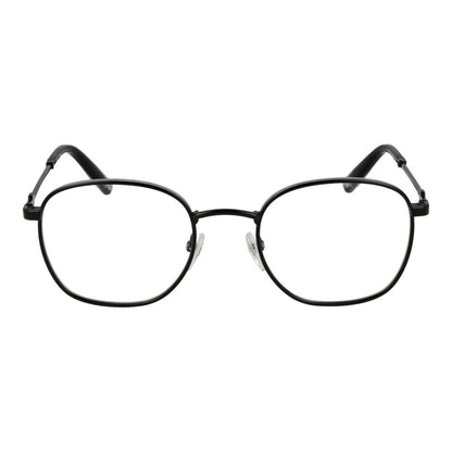 Fila Black Unisex Optical Frames – Round Full-Rim Design