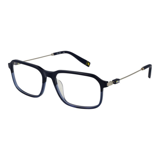 Fila Blue Men's Optical Frames – Rectangle Full-Rim, 55mm
