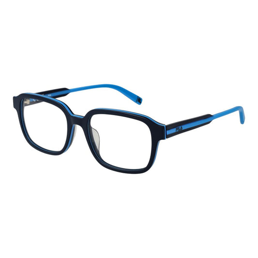 Fila Men's Optical Frames – Blue Square Full-Rim Glasses