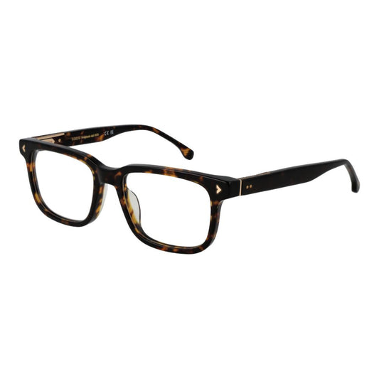 Lozza Brown Men’s Optical Glasses – Rectangle Full-Rim Frame