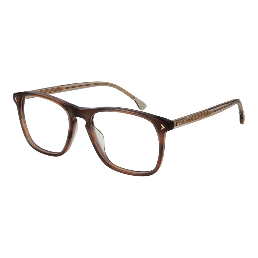 Lozza Brown Men’s Optical Glasses – Square Full-Rim Frame