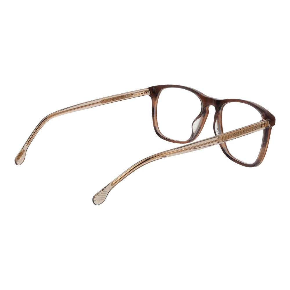 Lozza Brown Men’s Optical Glasses – Square Full-Rim Frame