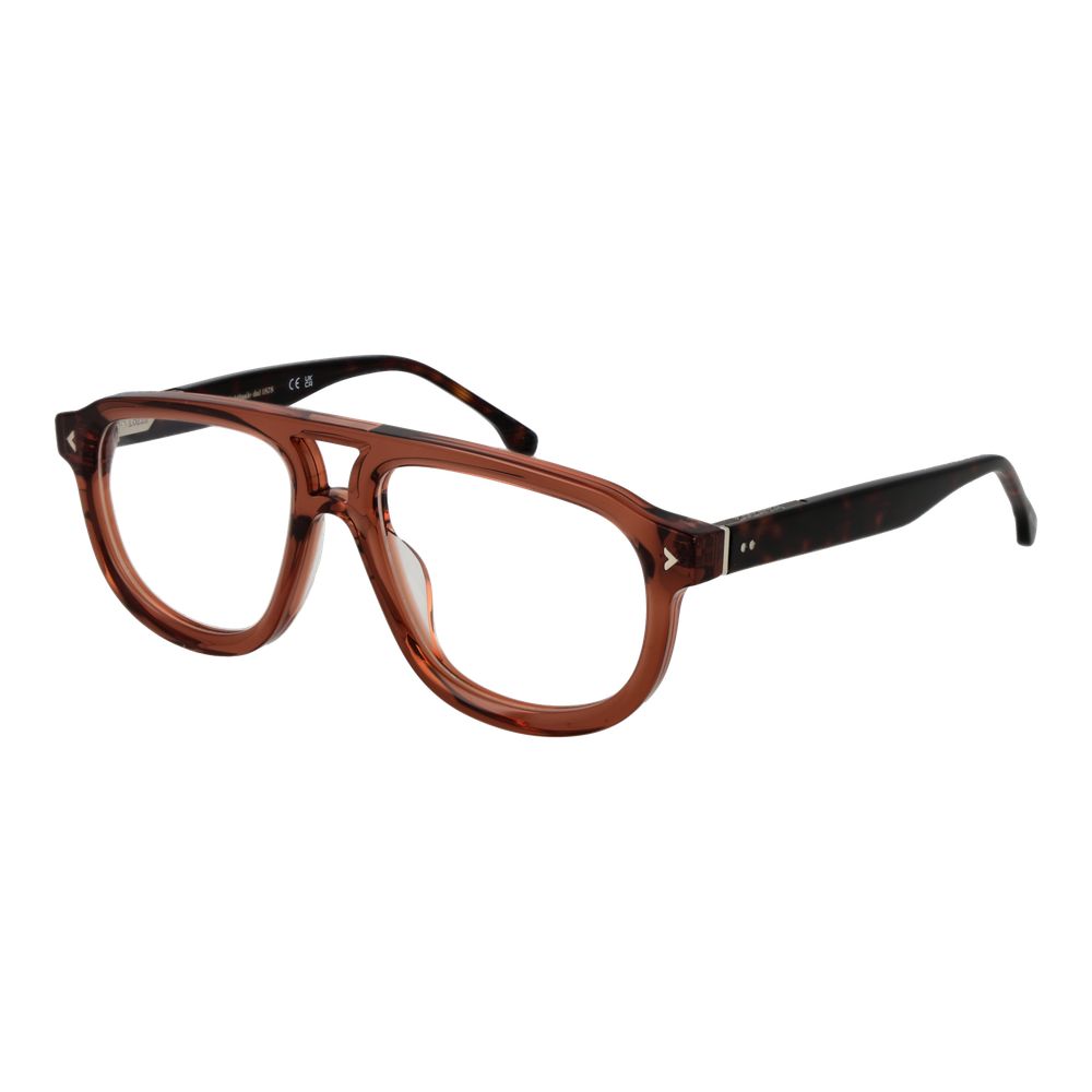 Lozza Brown Men’s Optical Frames – Full-Rim, 55mm