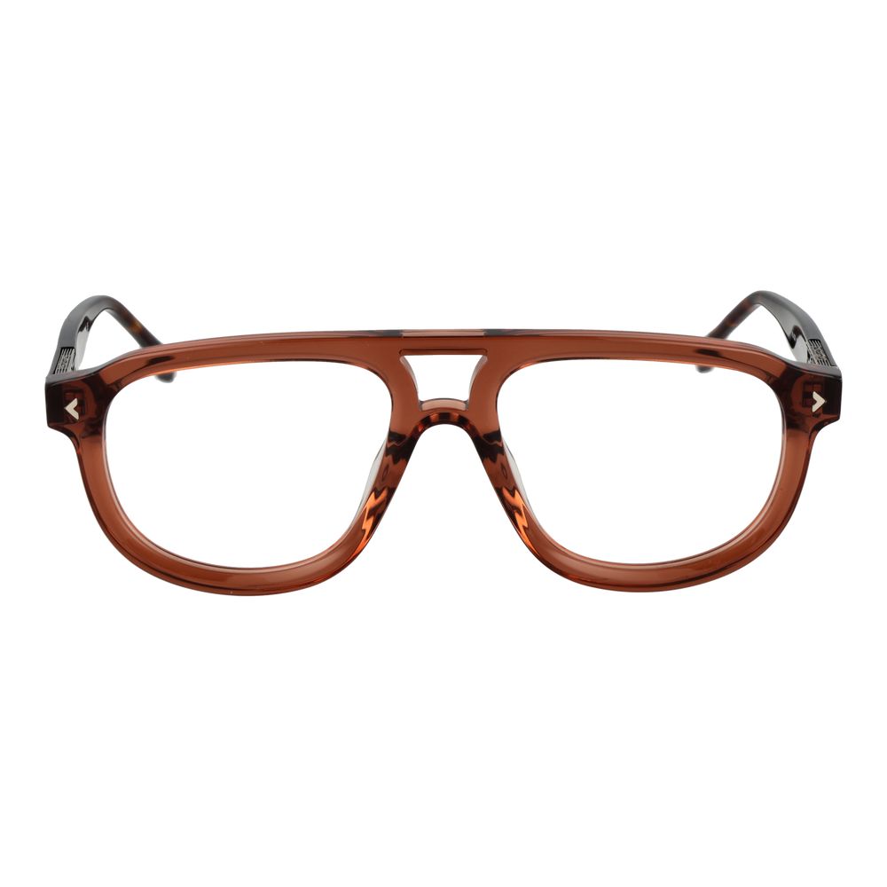 Lozza Brown Men’s Optical Frames – Full-Rim, 55mm