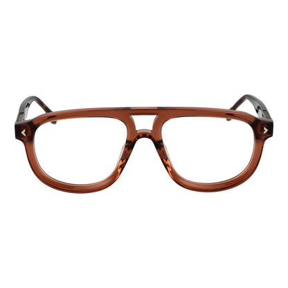 Lozza Brown Men’s Optical Frames – Full-Rim, 55mm