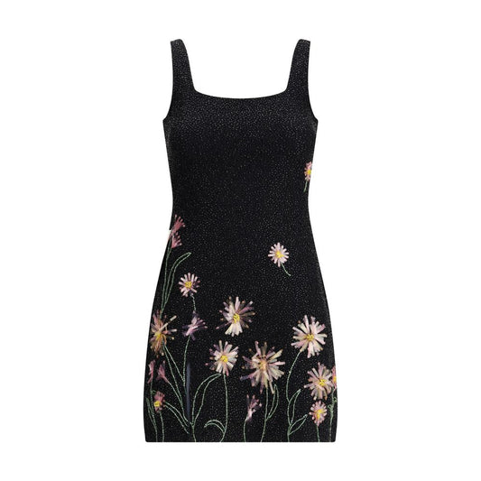 Staud Le Sable Sequin-Embellished Floral Mini Dress