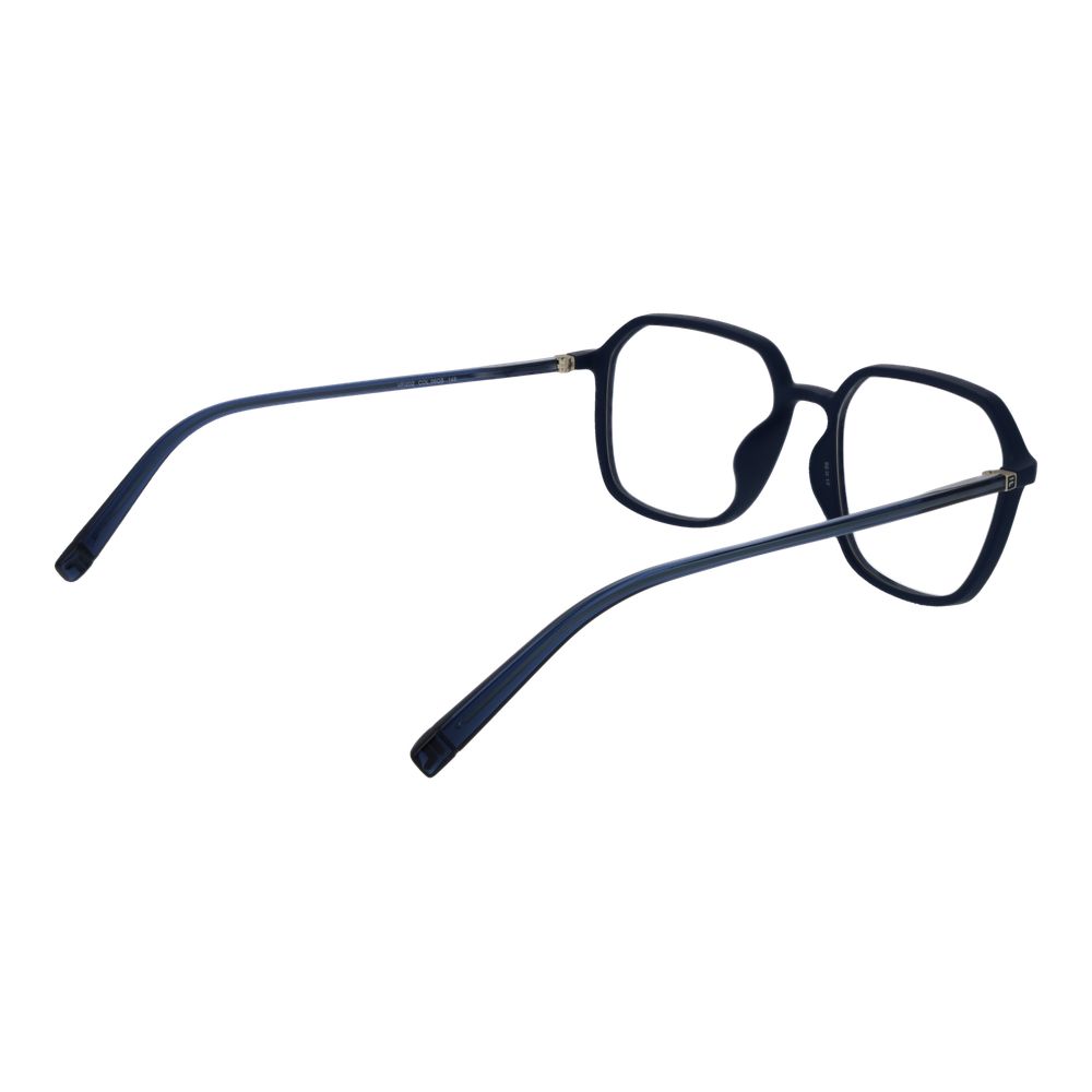 Fila Blue Men's Optical Frames – Square Full-Rim Design, 52mm