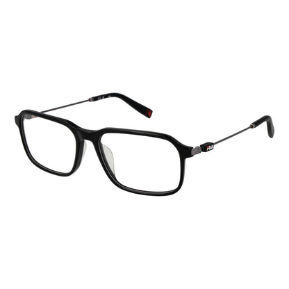 Fila Men’s Optical Frames – Black Full-Rim Design, 55mm