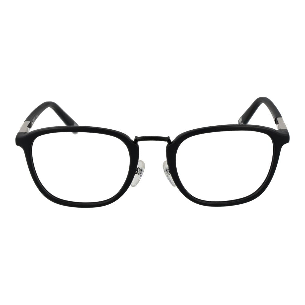 Fila Black Unisex Optical Frames – Square Full-Rim Design
