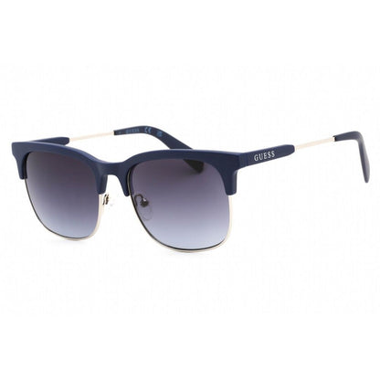 Guess Men’s Sunglasses – Blue Resin Frame, Gradient Lenses