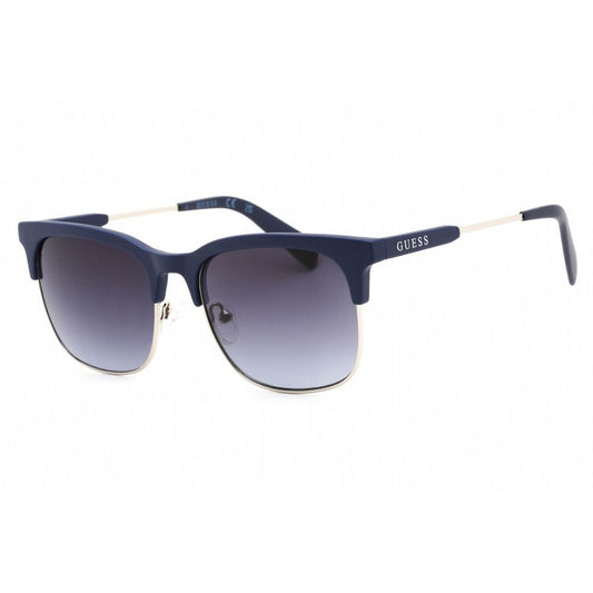 Guess Men’s Sunglasses – Blue Resin Frame, Gradient Lenses