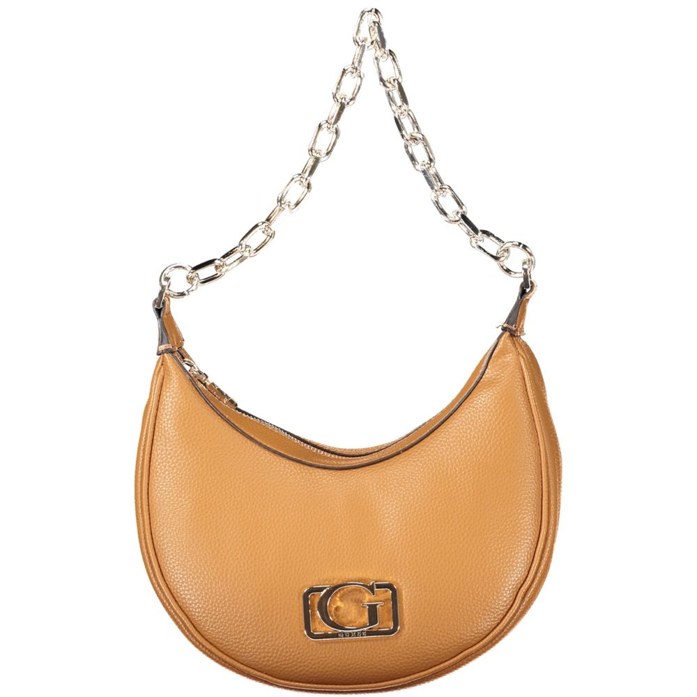 Guess Jeans Brown Polyethylene Handbag - Circe Bag
