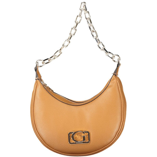 Guess Jeans Brown Polyethylene Handbag - Circe Bag