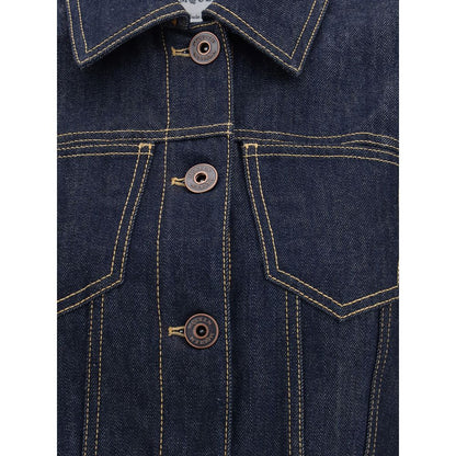Alexander McQueen Indigo Denim Jacket for Women