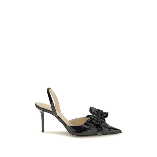 MACH & MACH 'LE CADEAU' Wrapped Leather Slingbacks