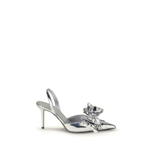 MACH & MACH "LE CADEAU" Wrapped Leather Slingbacks