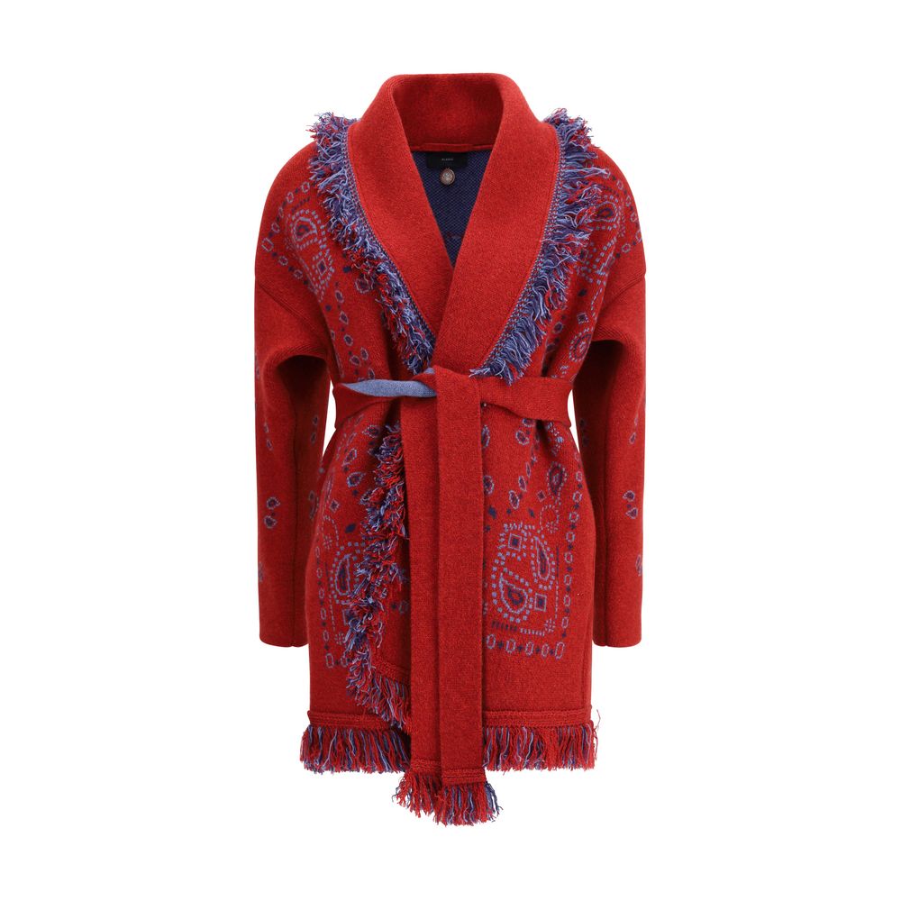 Alanui Bandana Jacquard Cardigan