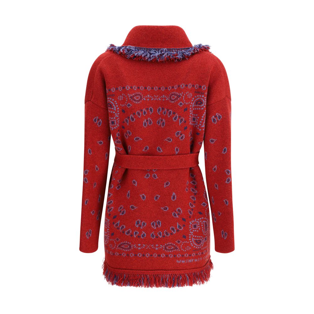 Alanui Bandana Jacquard Cardigan