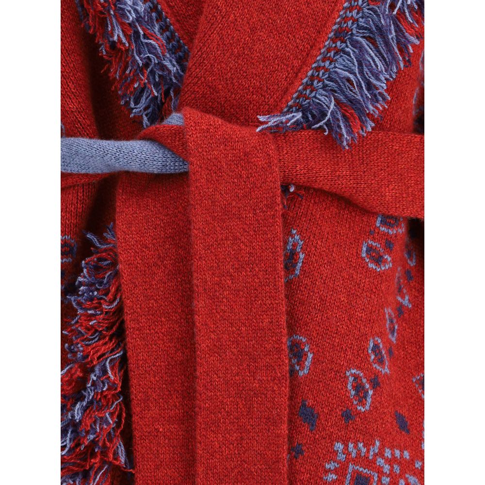 Alanui Bandana Jacquard Cardigan