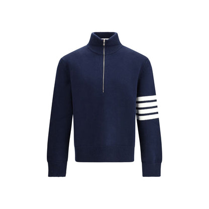 Thom Browne Elegant Half-Zip Sweater