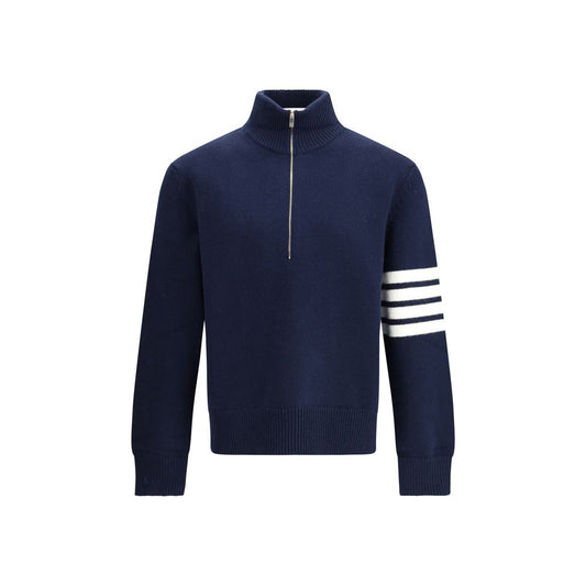 Thom Browne Elegant Half-Zip Sweater