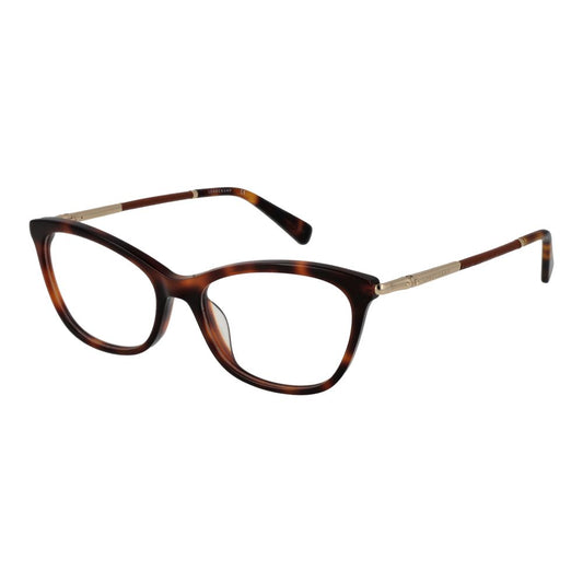 Longchamp Women’s Optical Glasses – Brown Full-Rim Frame, 52mm