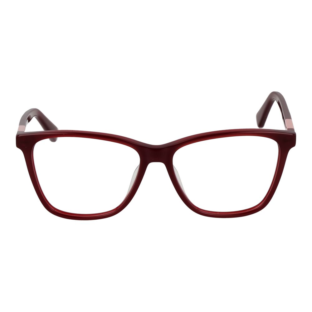 Longchamp Women’s Optical Glasses – Red Square Frame, 52mm