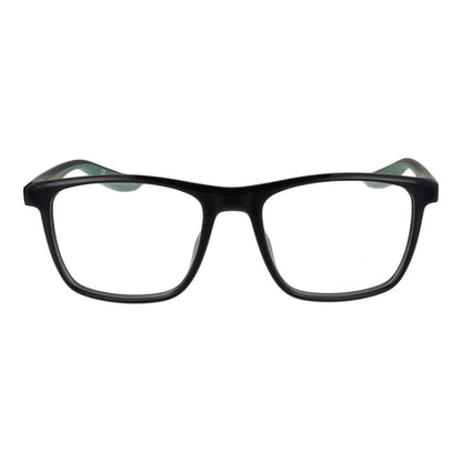 Nike Gray Unisex Optical Frames – Square Full-Rim, 53mm