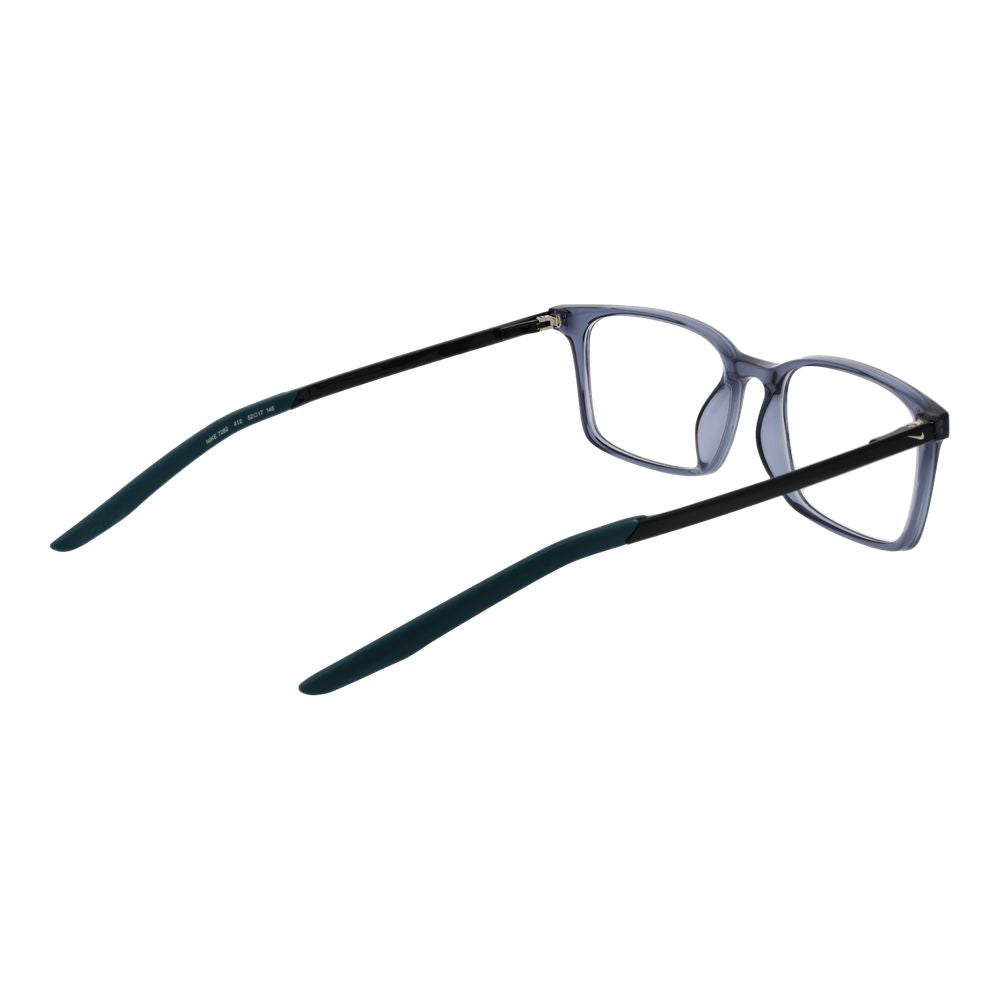 Nike Unisex Blue Optical Glasses – Rectangle Full-Rim Frame, 52mm