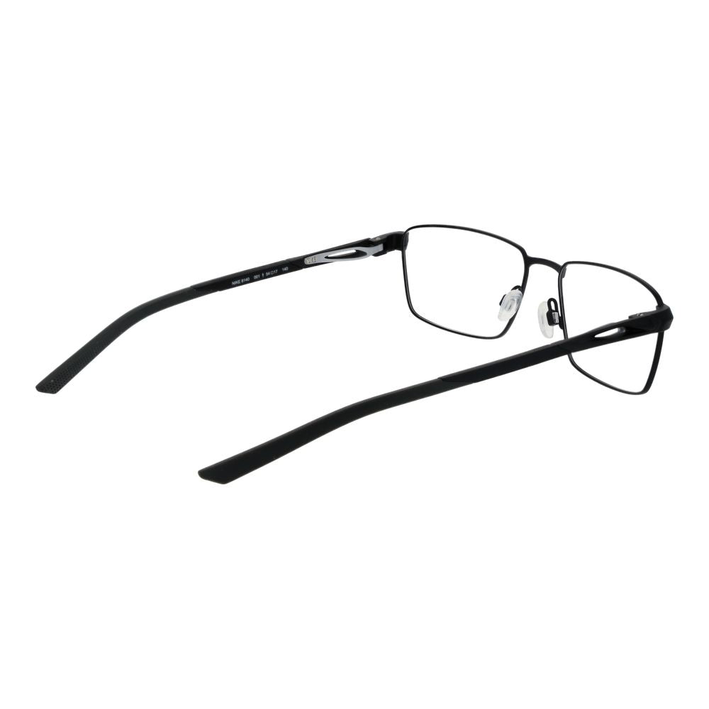 Nike Black Men’s Optical Glasses – Rectangular Full-Rim Frame, 54mm