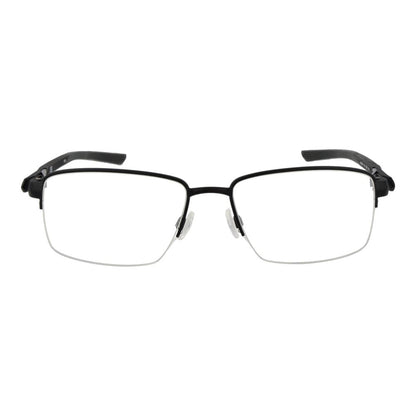 Nike Men’s Optical Glasses – Black Half-Rim Frame, 55mm