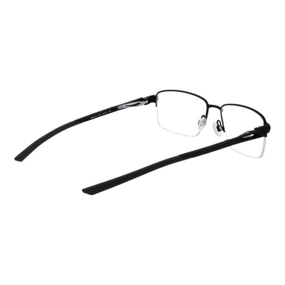 Nike Men’s Optical Glasses – Black Half-Rim Frame, 55mm