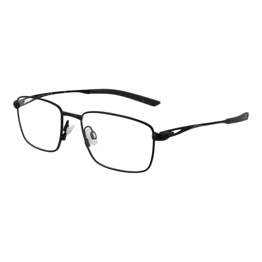Nike Black Men’s Optical Glasses – Rectangle Full-Rim Frame, 53mm