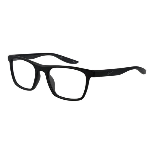 Nike Unisex Black Optical Frames – Square Full-Rim Design
