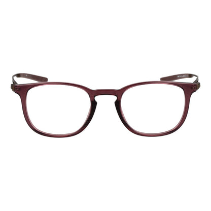 Nike Brown Unisex Optical Frames – Round Full-Rim Design, 49mm