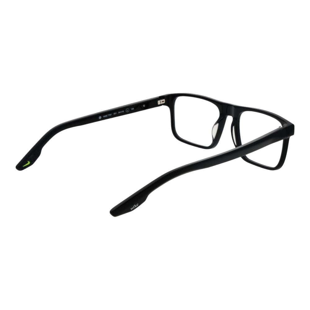 Nike Men’s Optical Glasses – Black Square Frame, 54mm