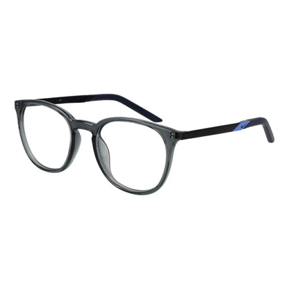 Nike Gray Unisex Optical Frames – Full-Rim Round Design, 51mm