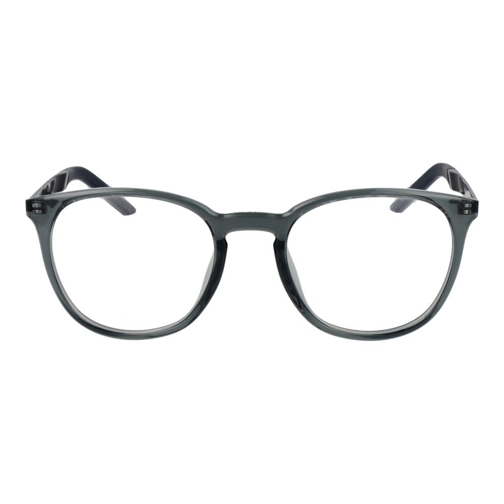Nike Gray Unisex Optical Frames – Full-Rim Round Design, 51mm