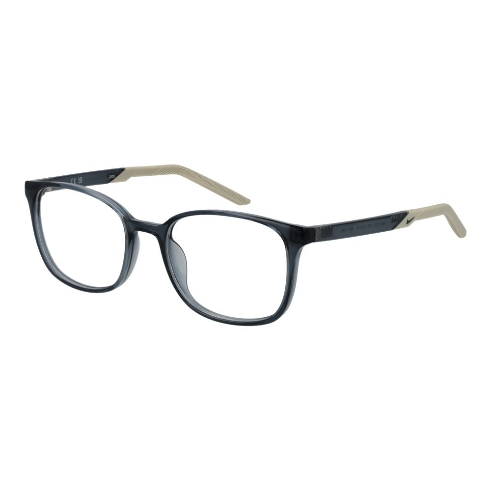 Nike Unisex Optical Frames – Grey Square Design, 52mm
