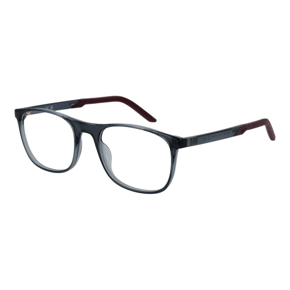 Nike Men's Optical Frames – Grey Full-Rim Rectangle, 53mm