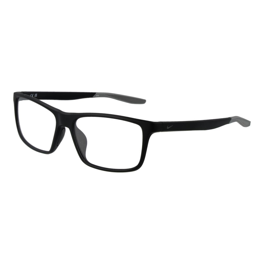 Nike Men’s Optical Glasses – Black Rectangle Frame, 56mm